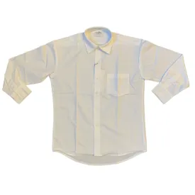 3005-W Prefect Open Front LS Shirt - White