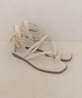 Abril Strappy Ankle Wrap Sandal