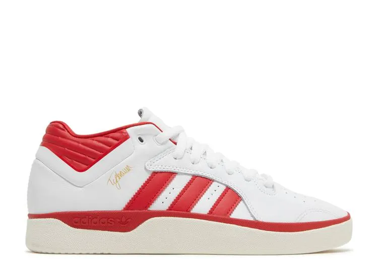 Adidas TYSHAWN MID 'WHITE SCARLET' sneakers, white