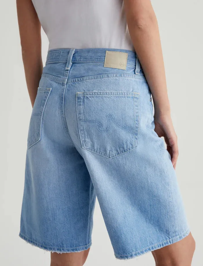 AG Denim Thalia Shorts in Sunset Blue