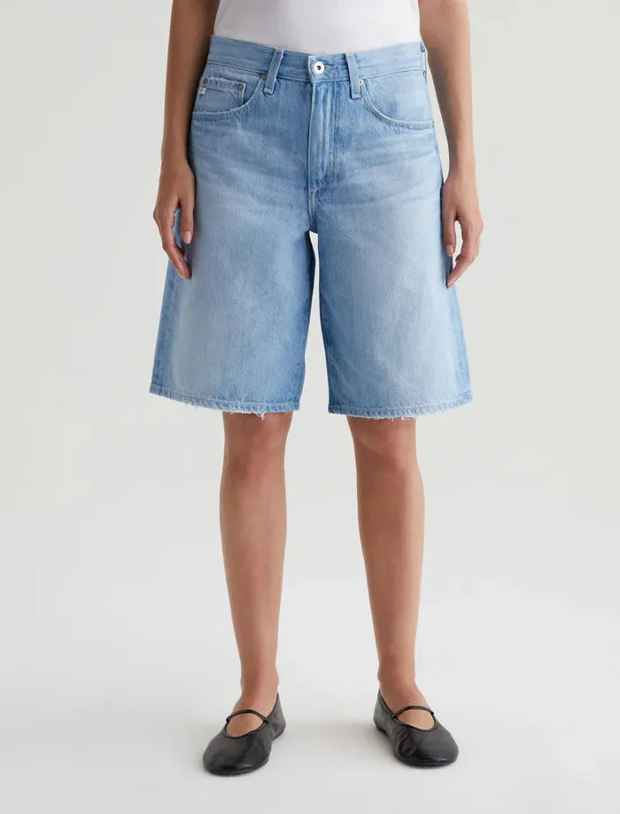 AG Denim Thalia Shorts in Sunset Blue