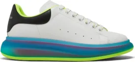 Alexander McQueen Oversized Sneaker Transparent Sole - White Iridescent, white