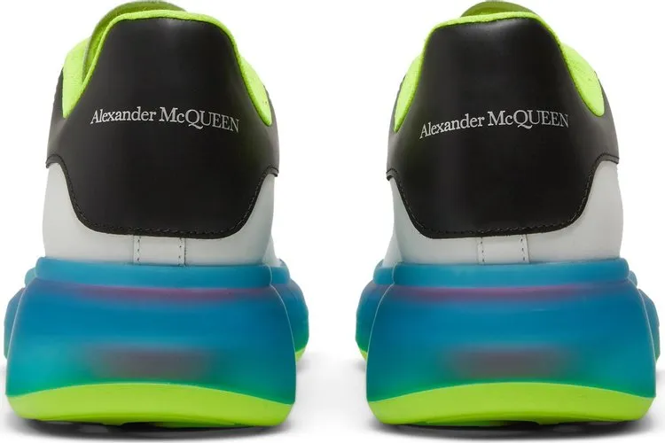 Alexander McQueen Oversized Sneaker Transparent Sole - White Iridescent, white