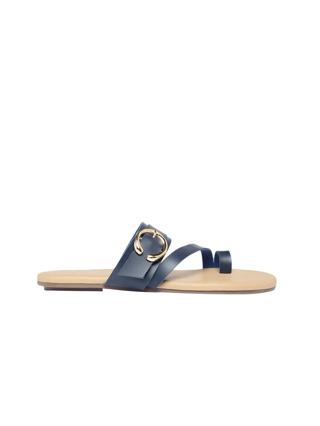 Alivia Navy Flats