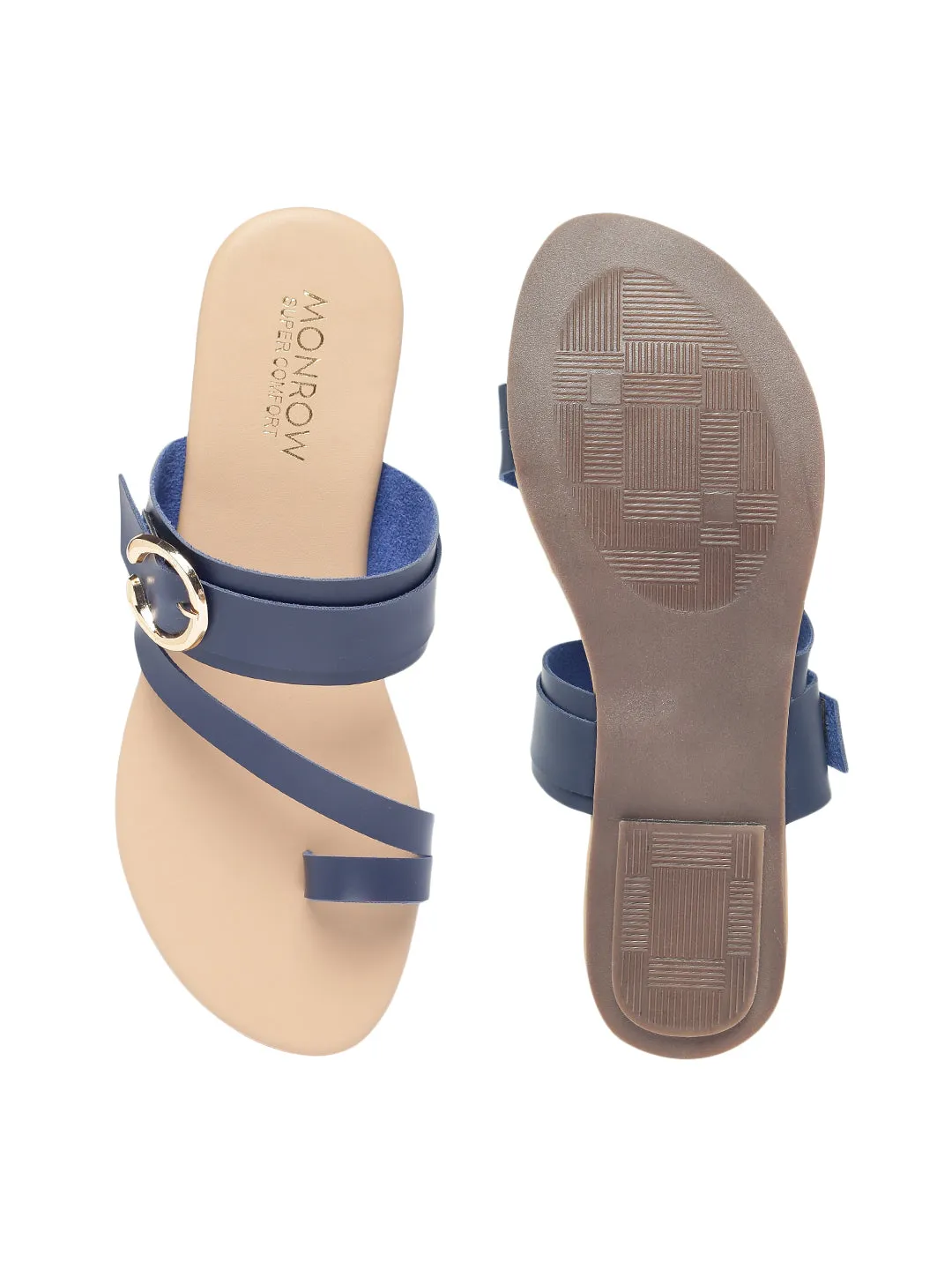 Alivia Navy Flats