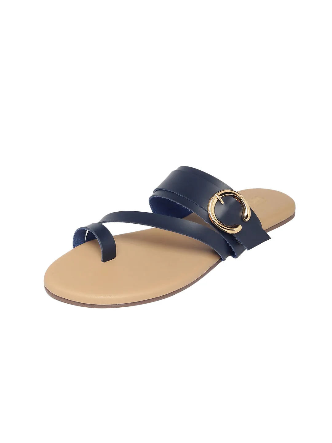 Alivia Navy Flats