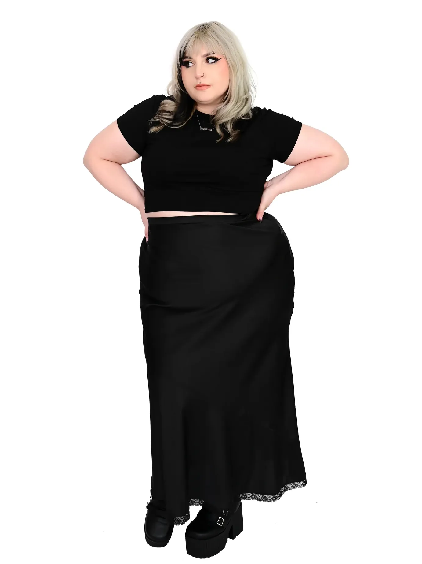 Alyssa Satin Skirt FOXBLOOD