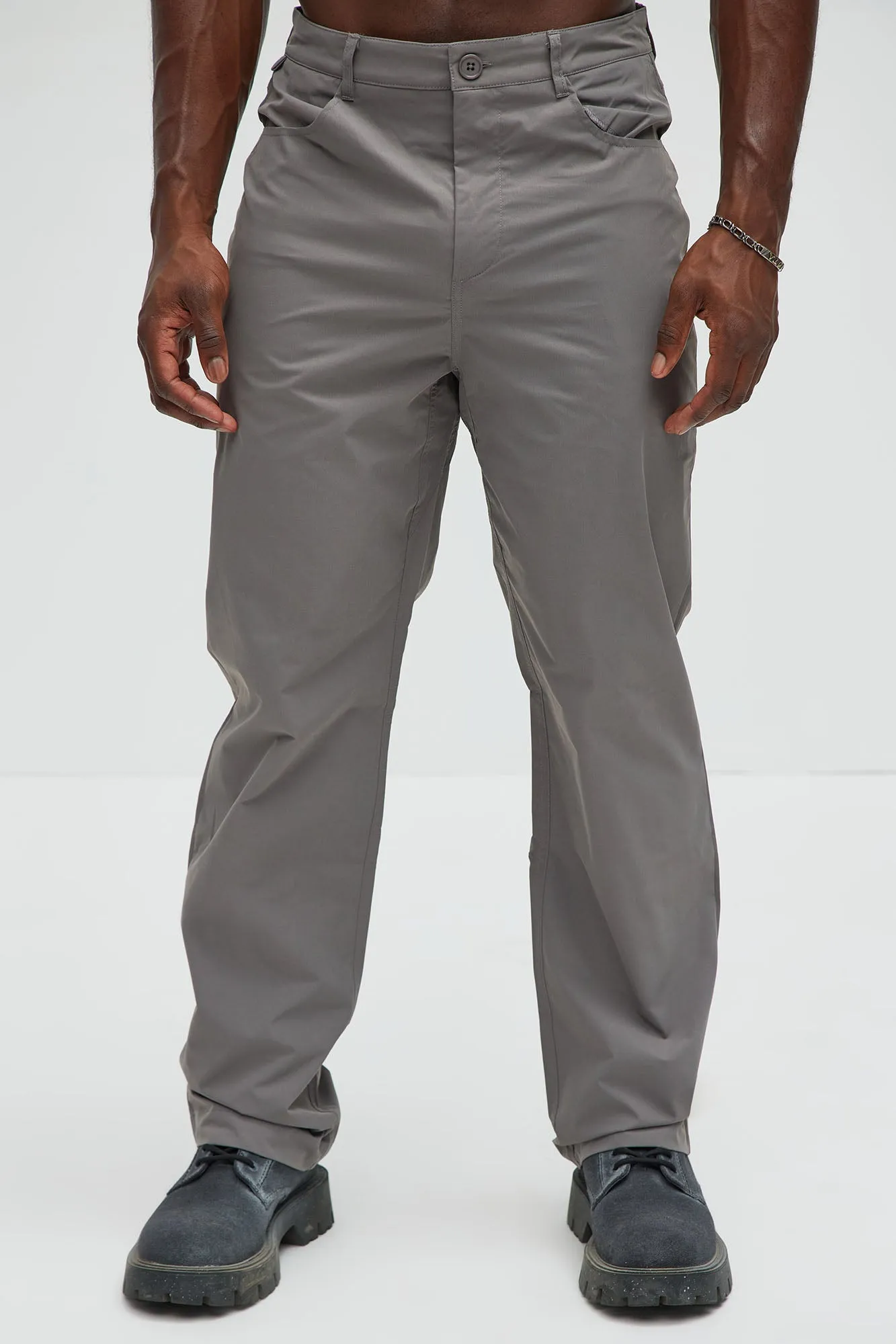 Ansel Tech Straight Commuter Pants - Charcoal
