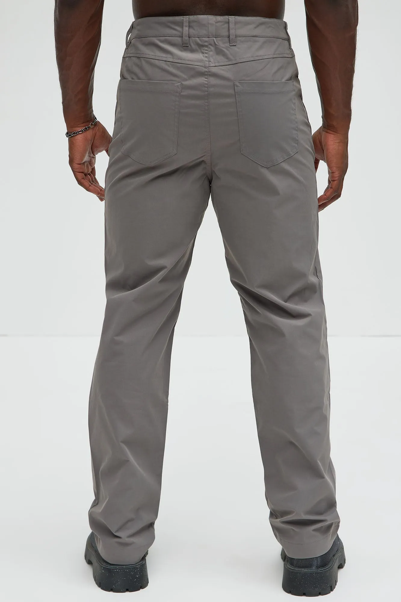 Ansel Tech Straight Commuter Pants - Charcoal