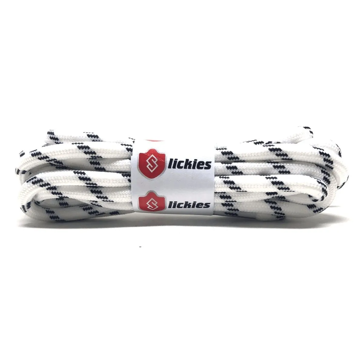 Balenciaga Laces 2TONE Rope -  White with Black Diamonds