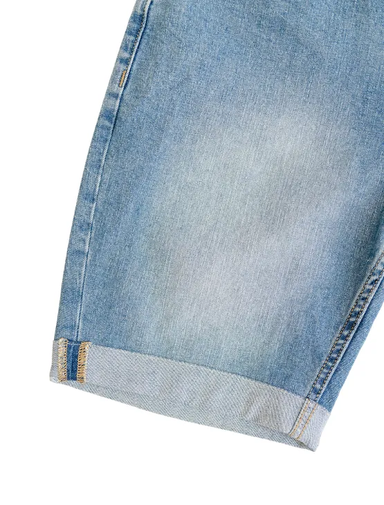 Blue Fade Jean Shorts