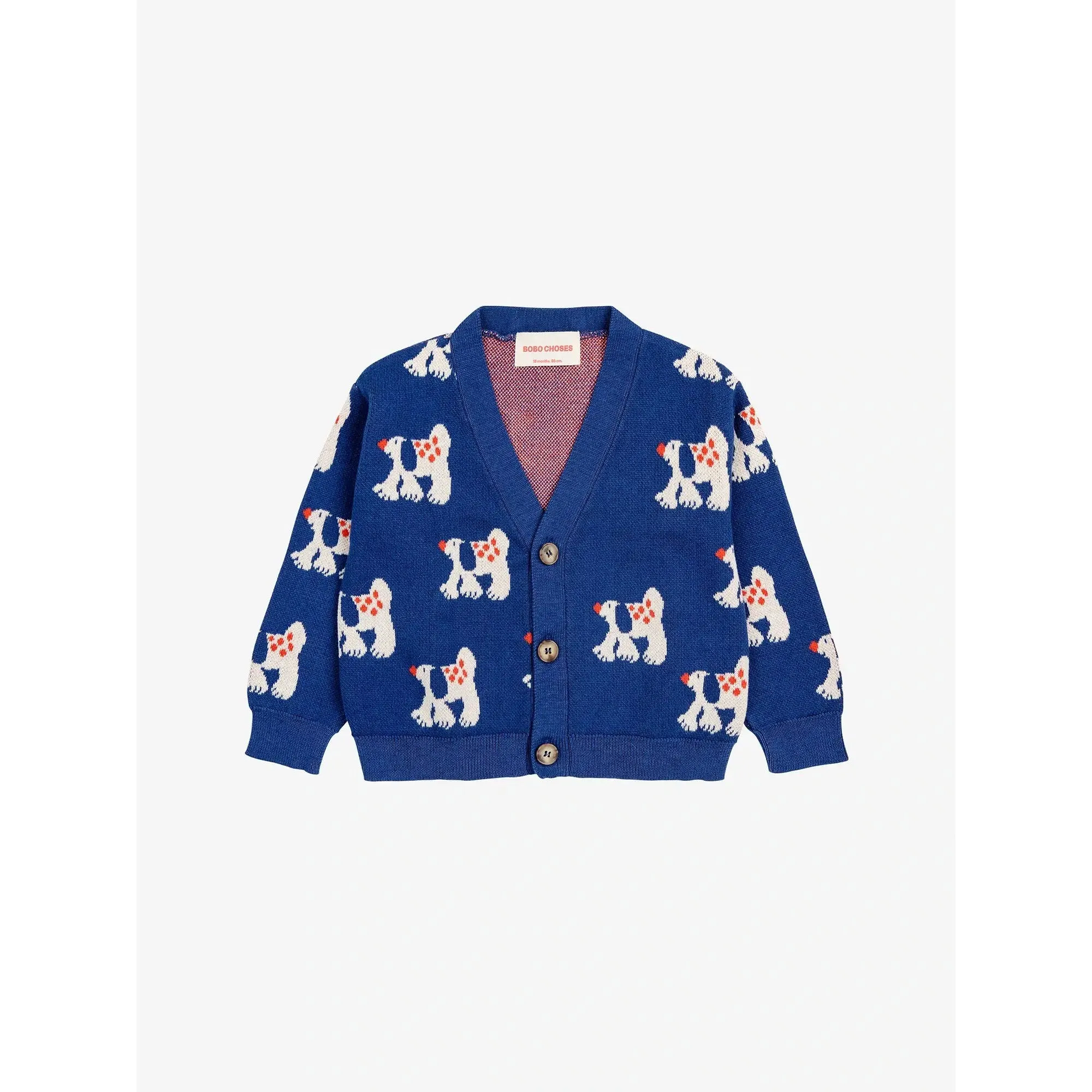 Bobo Choses Baby Fairy Dog Cardigan - Navy Blue