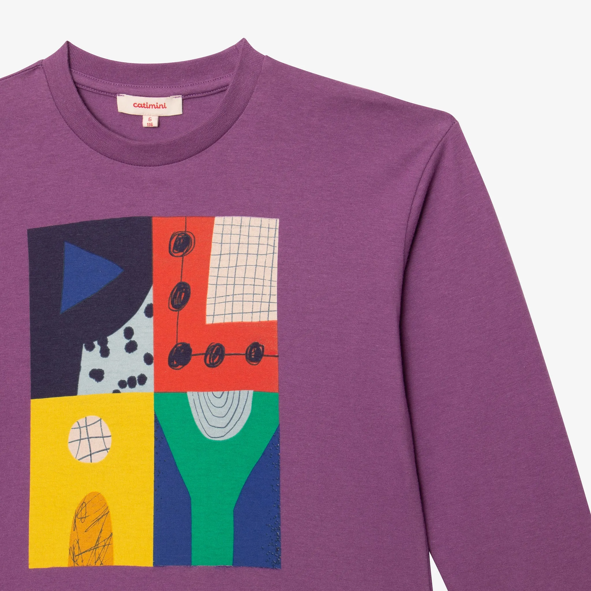 Boys' purple T-shirt