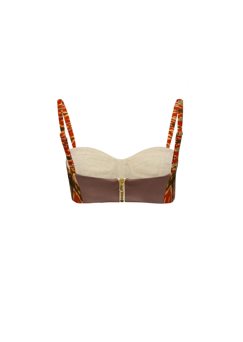 Bra Patchwork Bustier