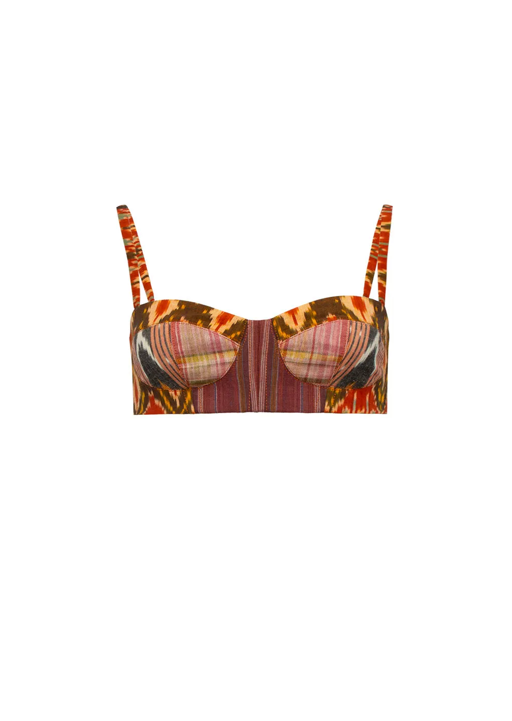 Bra Patchwork Bustier