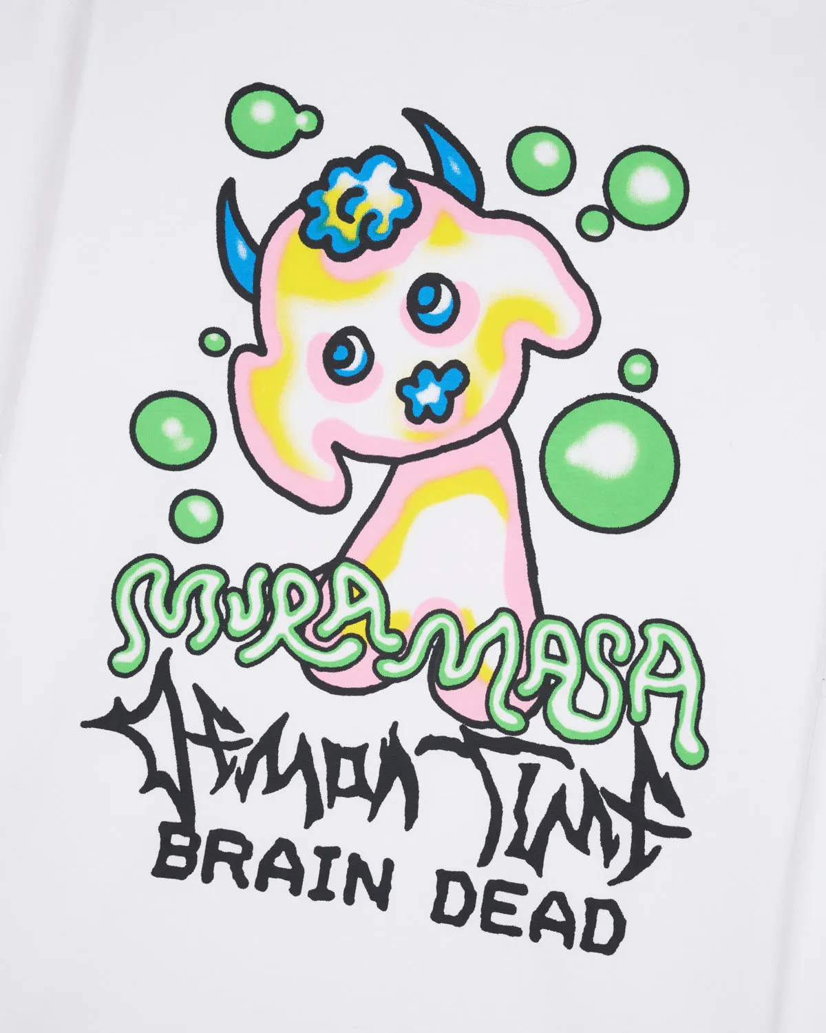 Brain Dead x Mura Masa Demon Time T-Shirt - White