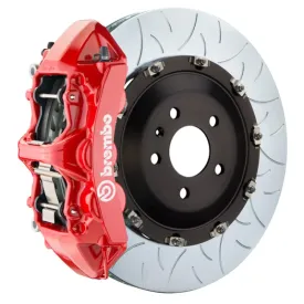 Brembo 21  Model S Plaid/Model X Plaid Fr GT BBK 6 Piston Cast 405x34 2pc Rotor Slotted Type3-Red