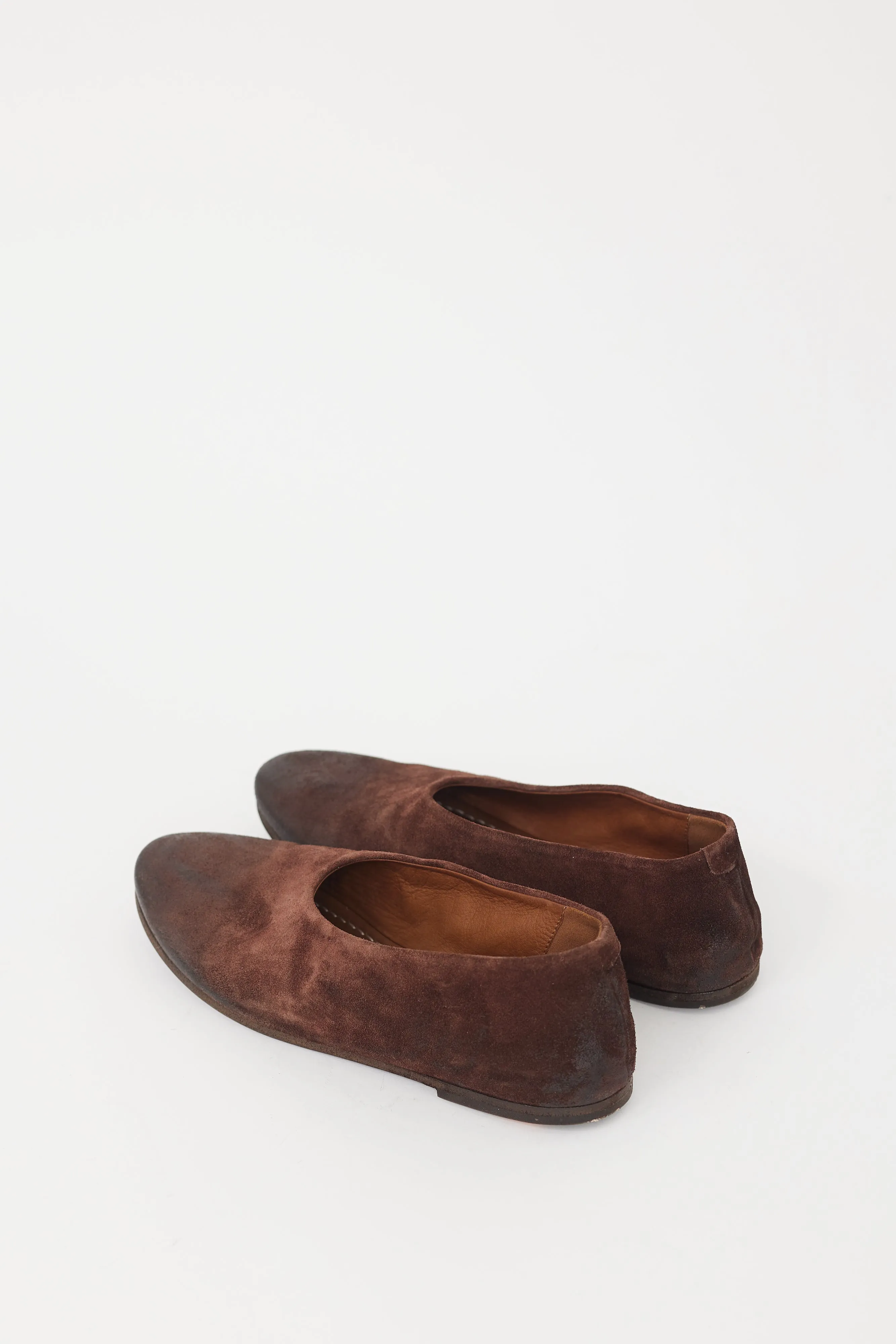 Brown Suede Coltellaccio Flat