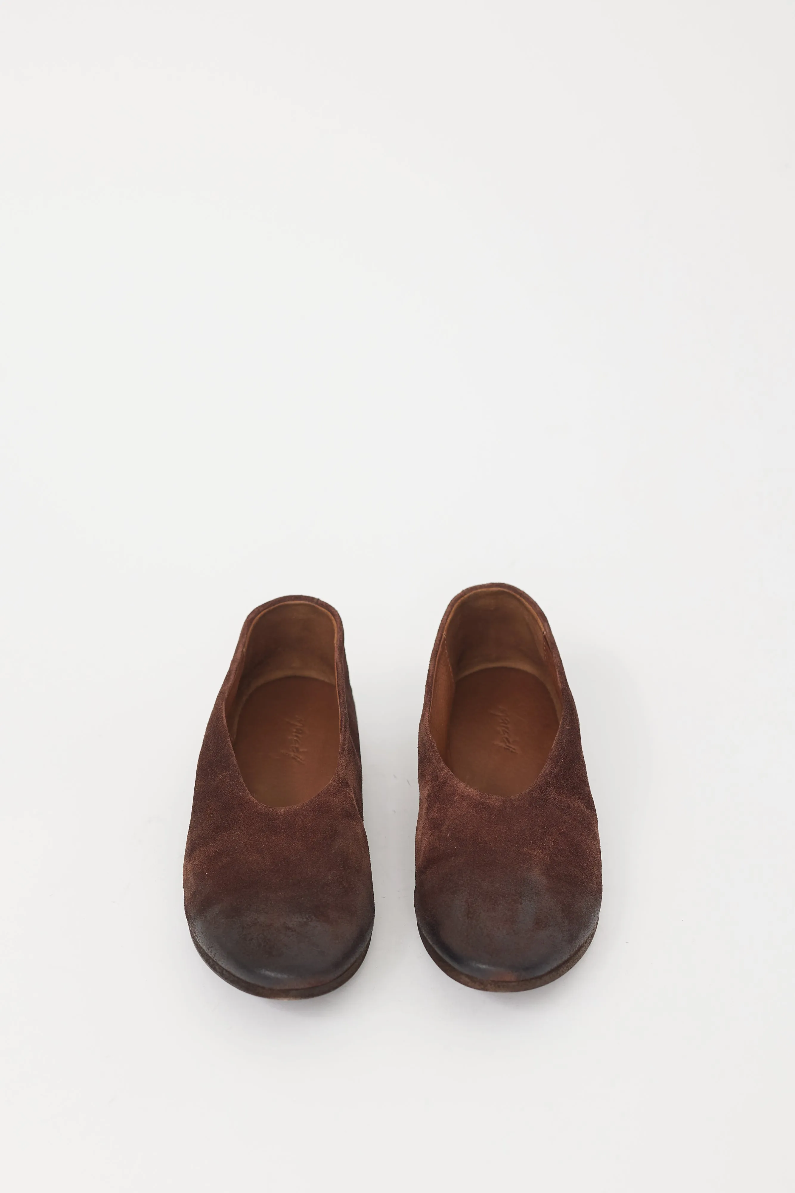 Brown Suede Coltellaccio Flat
