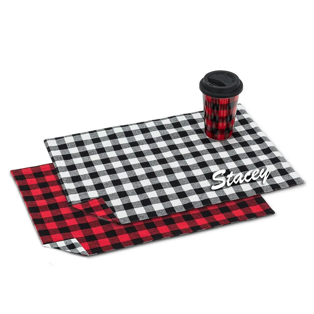 Buffalo Check Reversible Place Mat