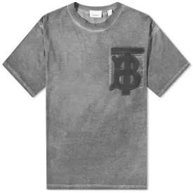 Burberry Tb Logo Pocket T-shirt, gray