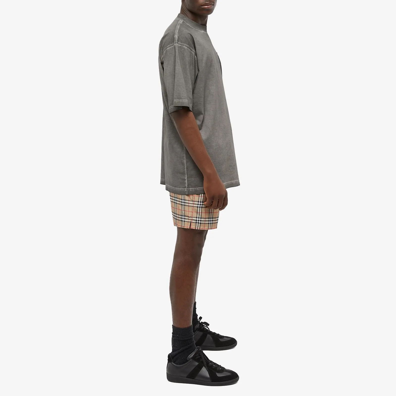 Burberry Tb Logo Pocket T-shirt, gray