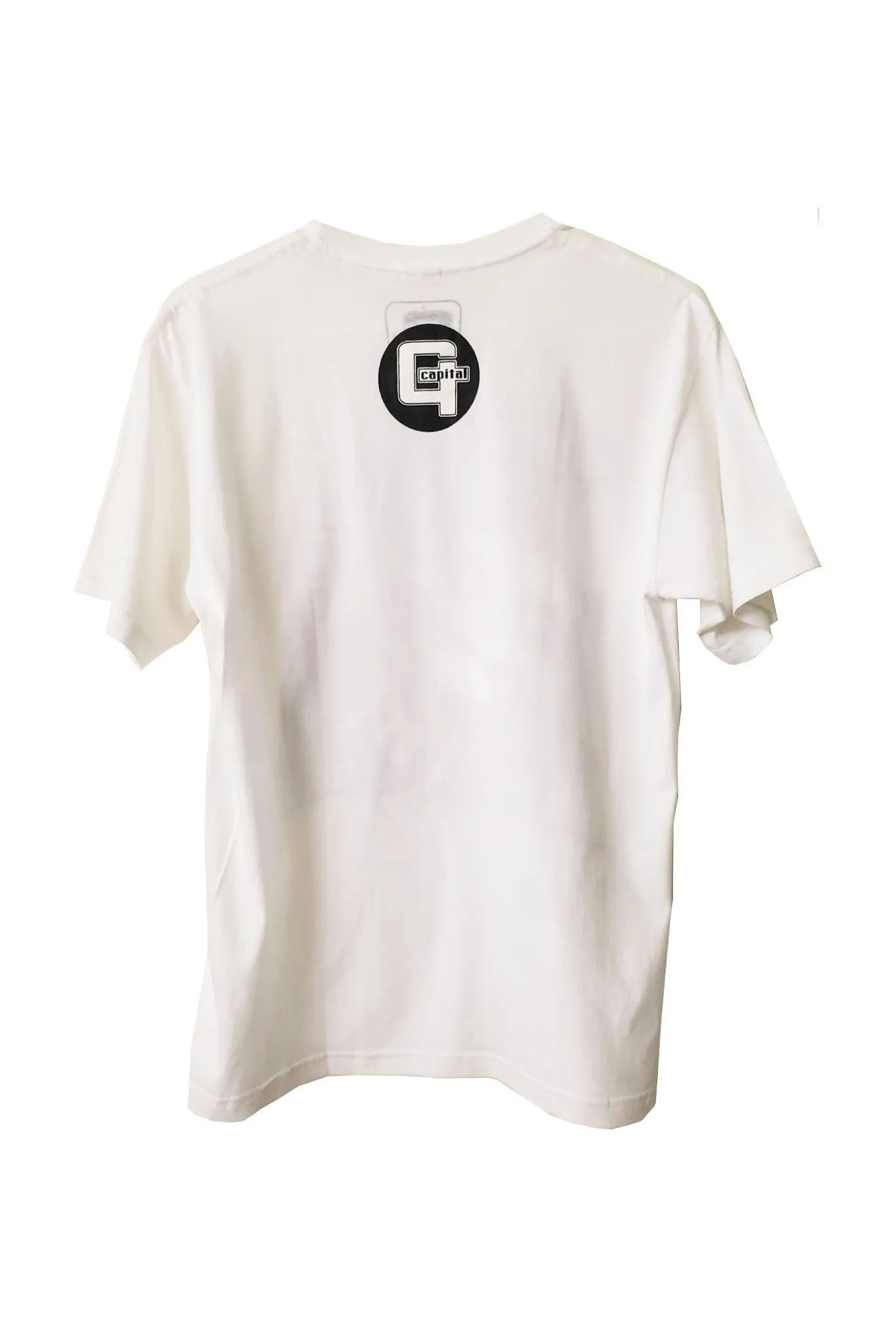 Capital G - Panda Skate White Tee