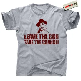 Classic 70s Crime Movie Quote Shirt  Italian Family-Inspired Cult Cinema Tee (M, NYC Heather Gray)