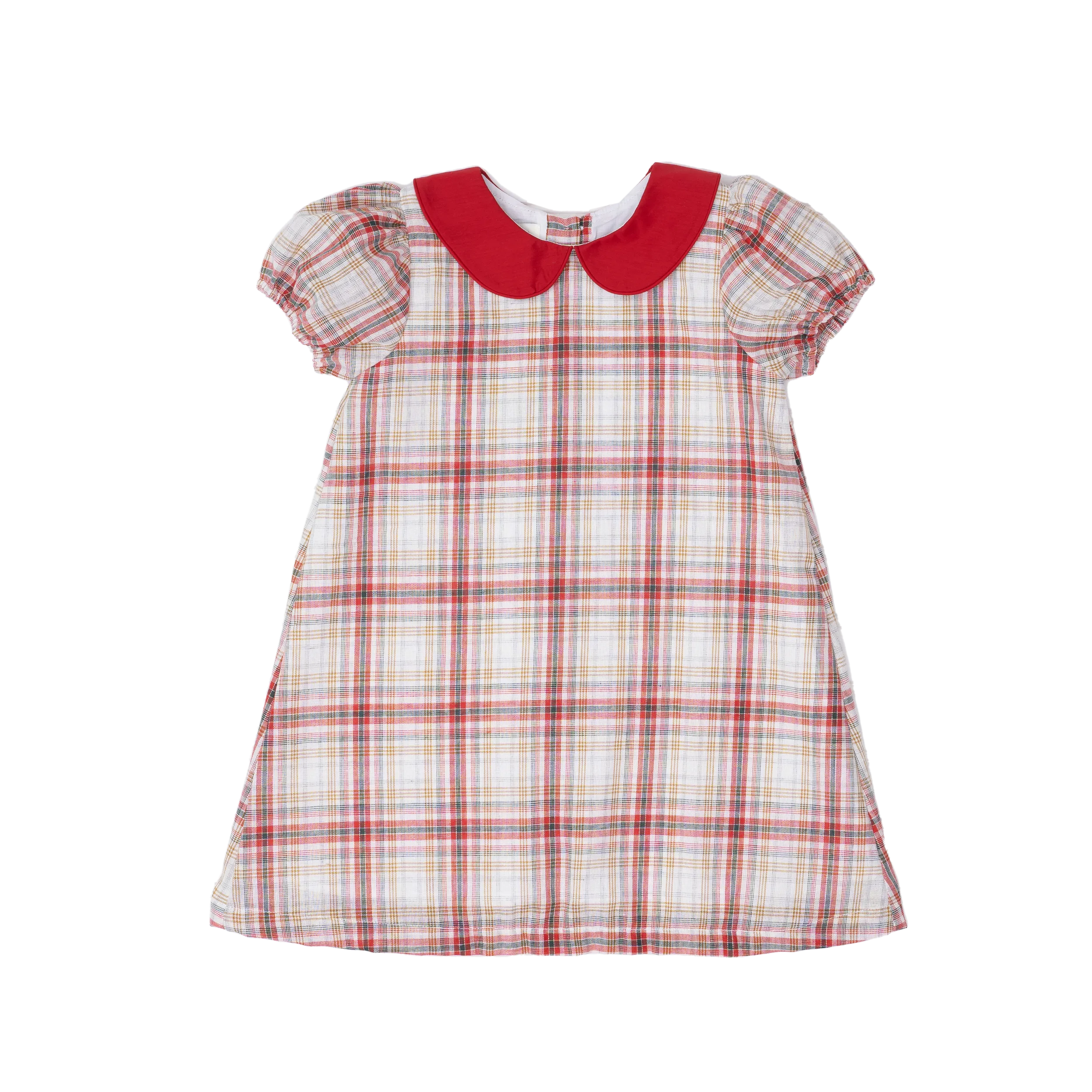 Cynthia Festive Plaid Dress