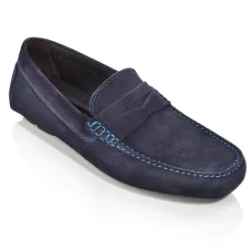 Driver Blue Suede Driving Shoe