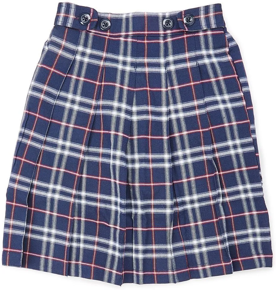 Girl Pleated Uniform Skirt Scooter Size 5-16 Navy Khaki Black Hunter Green
