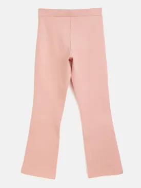 Girls Pink Bell Bottom Pants