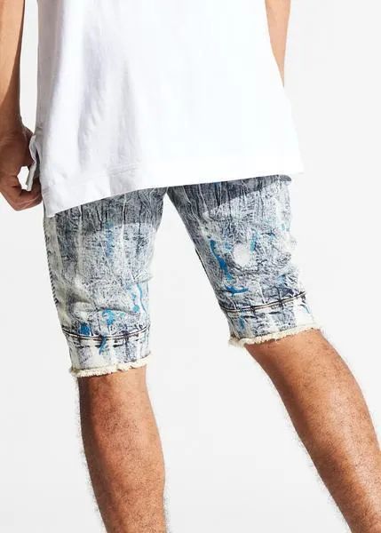 Grayson Shorts (Blue Metallic)
