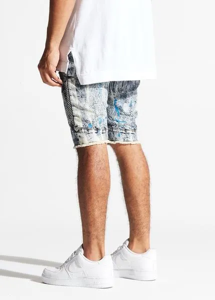 Grayson Shorts (Blue Metallic)