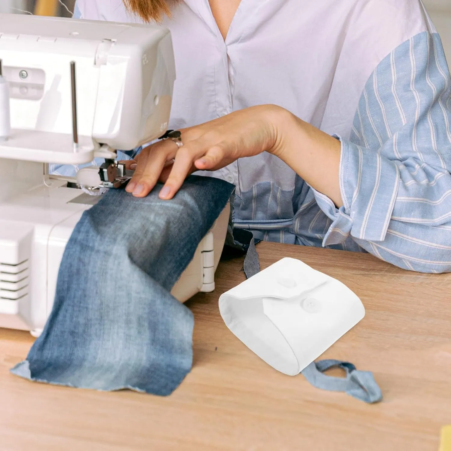 Homoyoyo White Wrist Cuffs Women Detachable Shirt Cuffs for Women Garment Fake Shirt Cuffs for Sweater Blouse Coat Suit Girls