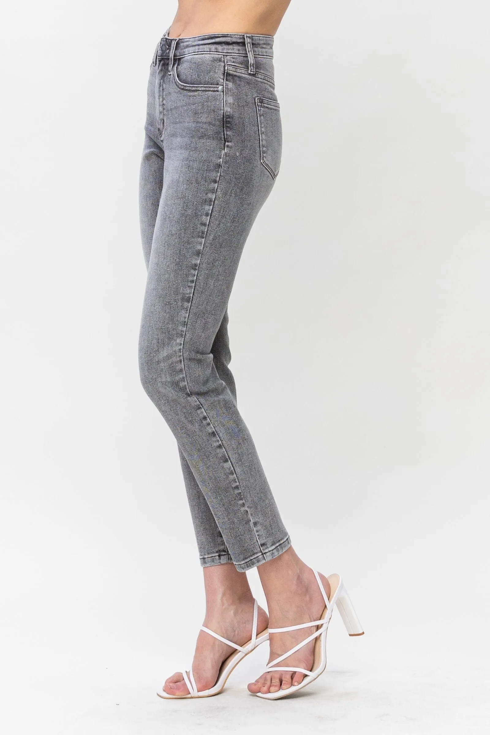 Judy Blue High Waist Stone Wash Slim Denim 88744