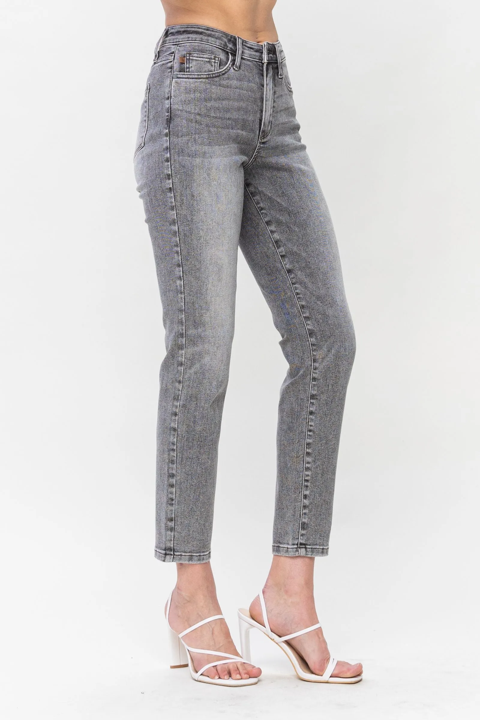 Judy Blue High Waist Stone Wash Slim Denim 88744