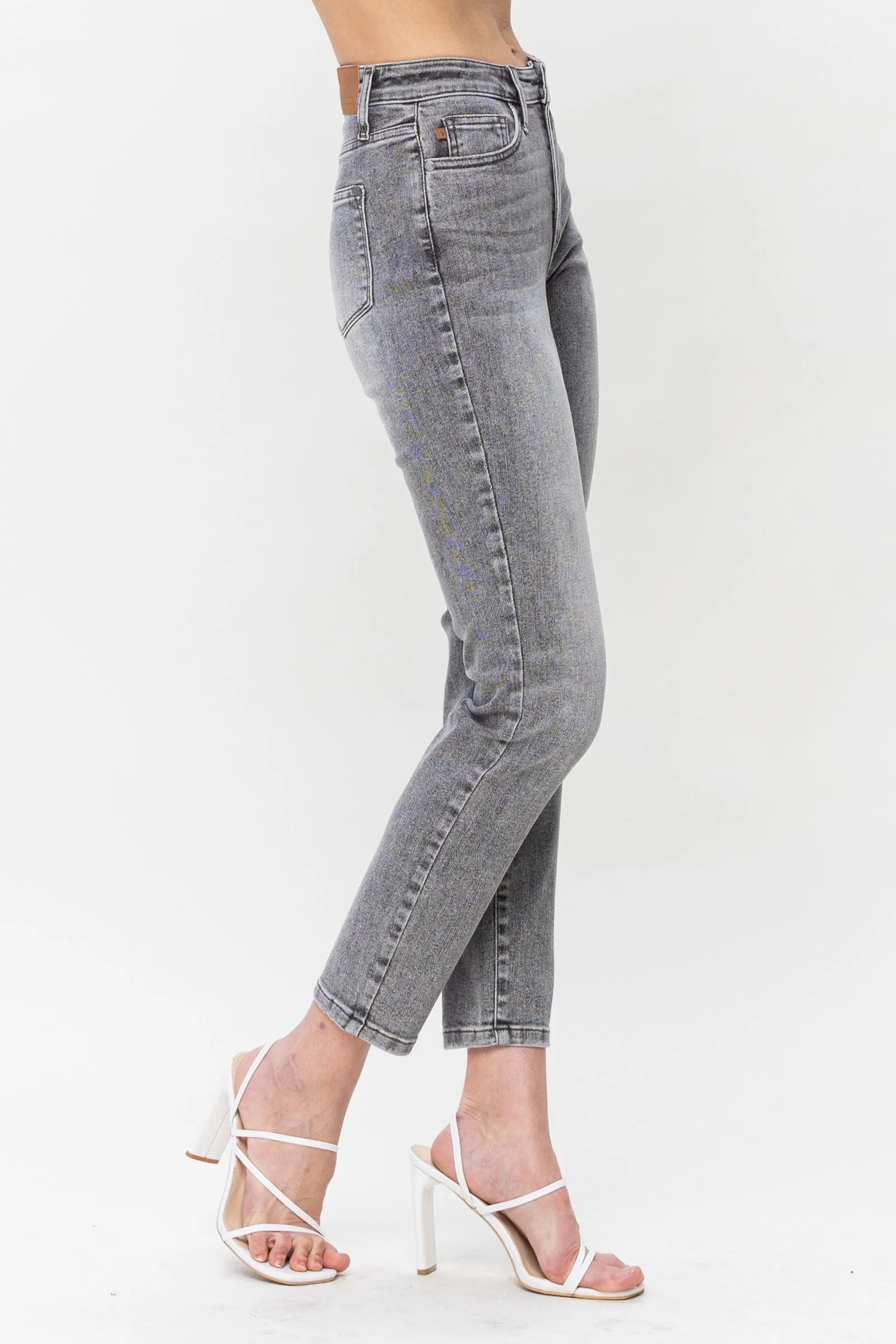 Judy Blue High Waist Stone Wash Slim Denim 88744