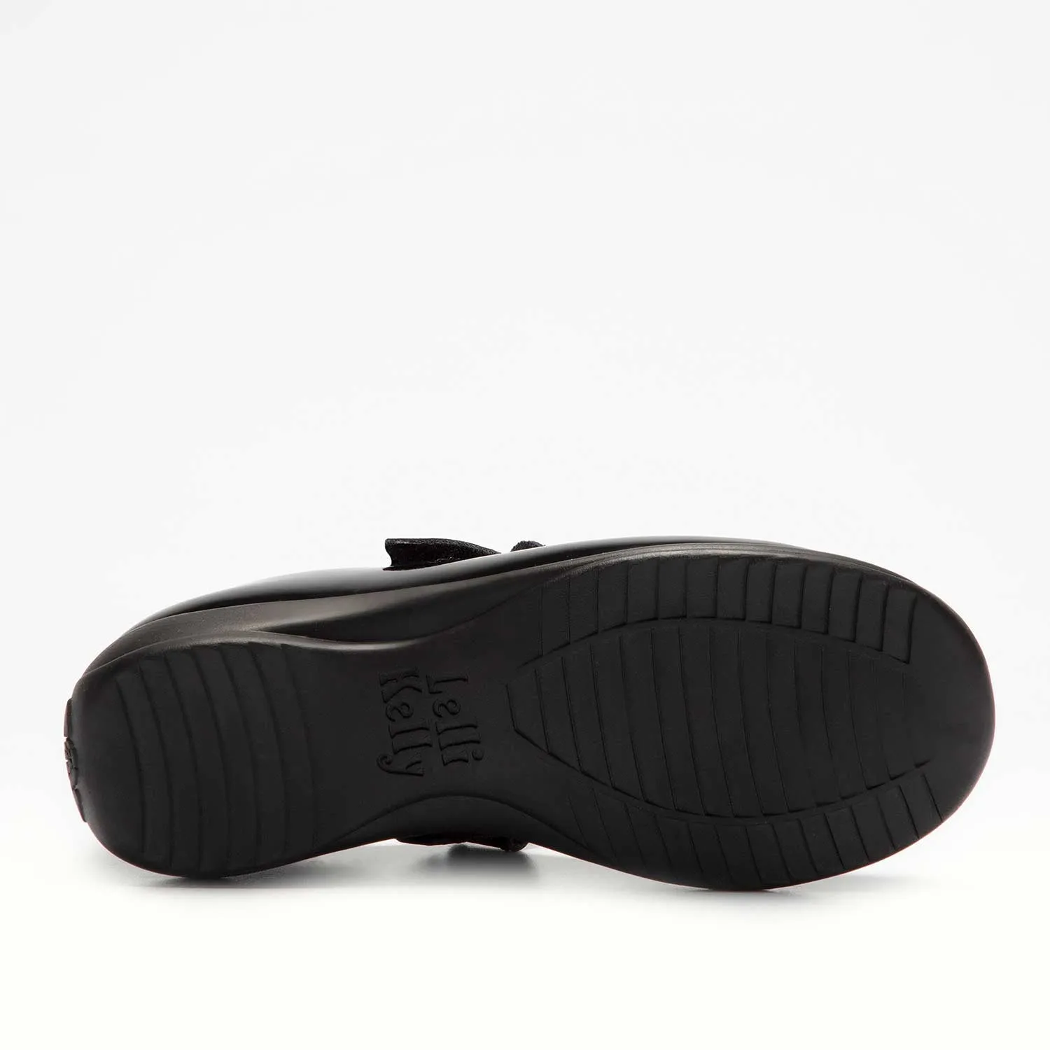 Lelli Kelly Maribella Mermaid Girls Black Patent School Shoe F Width