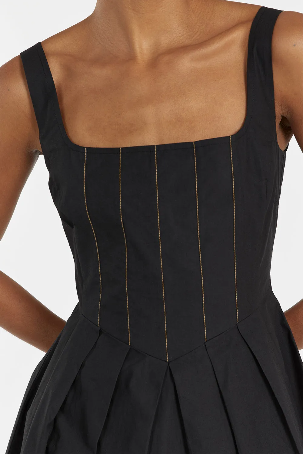 LIDIA BLACK MINI DRESS