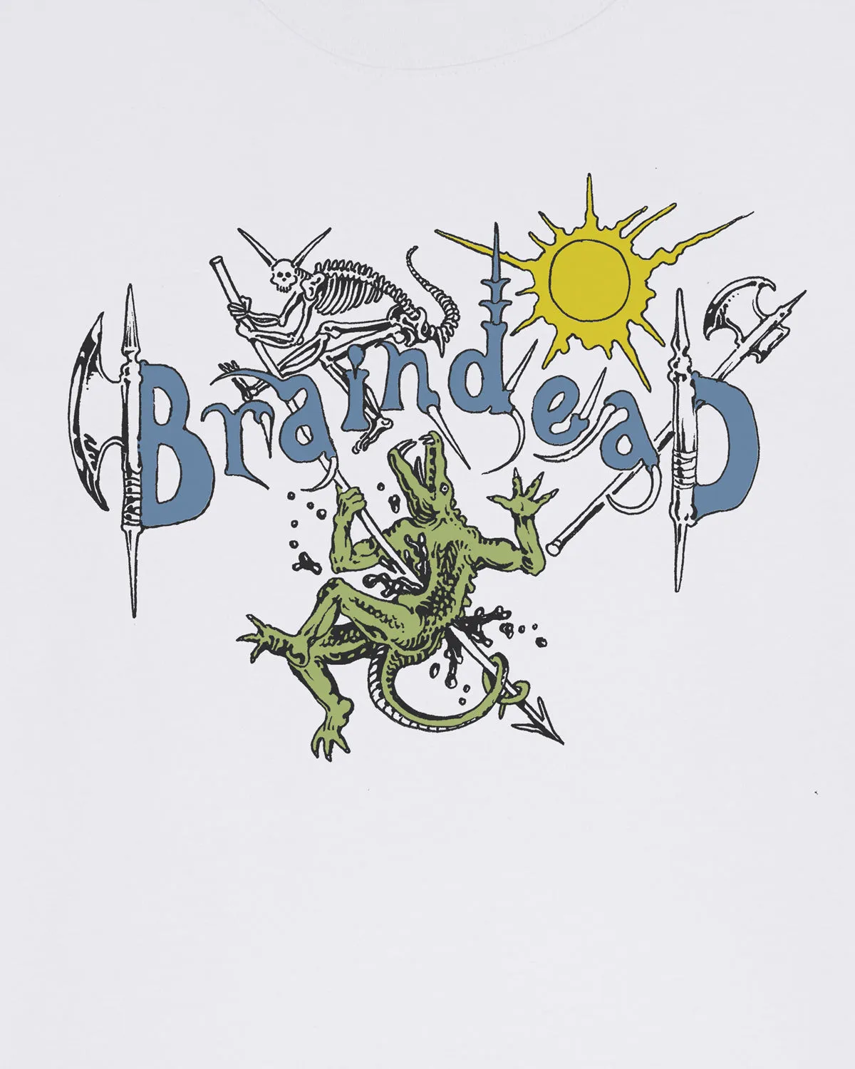 Lizard Man T-shirt - White