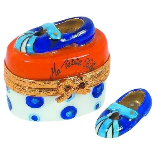 Mary Jane Shoes: Orange-Blue