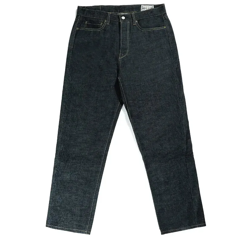 Men's Selvedge Denim Mid-waist Straight Vintage Jeans