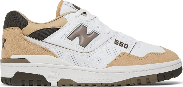 New Balance 550 'White Beige' sneakers, white