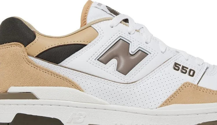 New Balance 550 'White Beige' sneakers, white