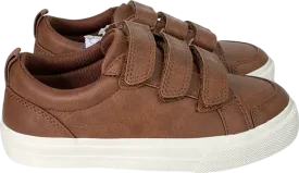 Next Tan Brown Standard Fit (f) Two Strap Touch Fastening Trainers UK 9 EU 26.5 👼