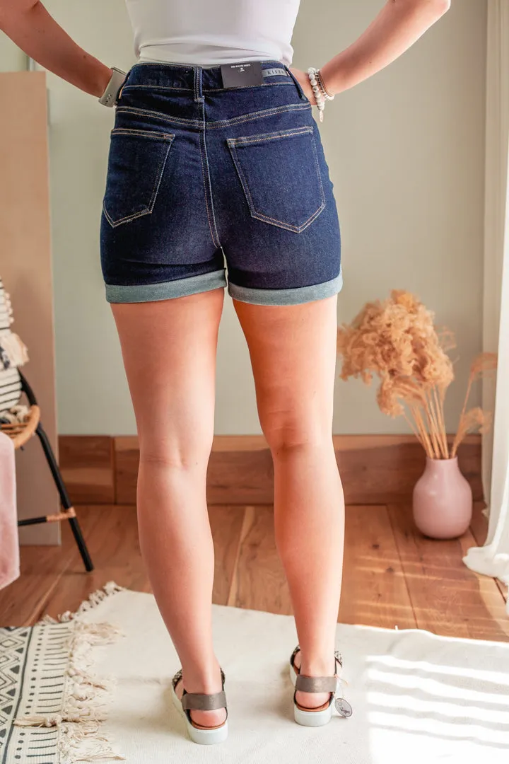Rolled High-Rise Shorts