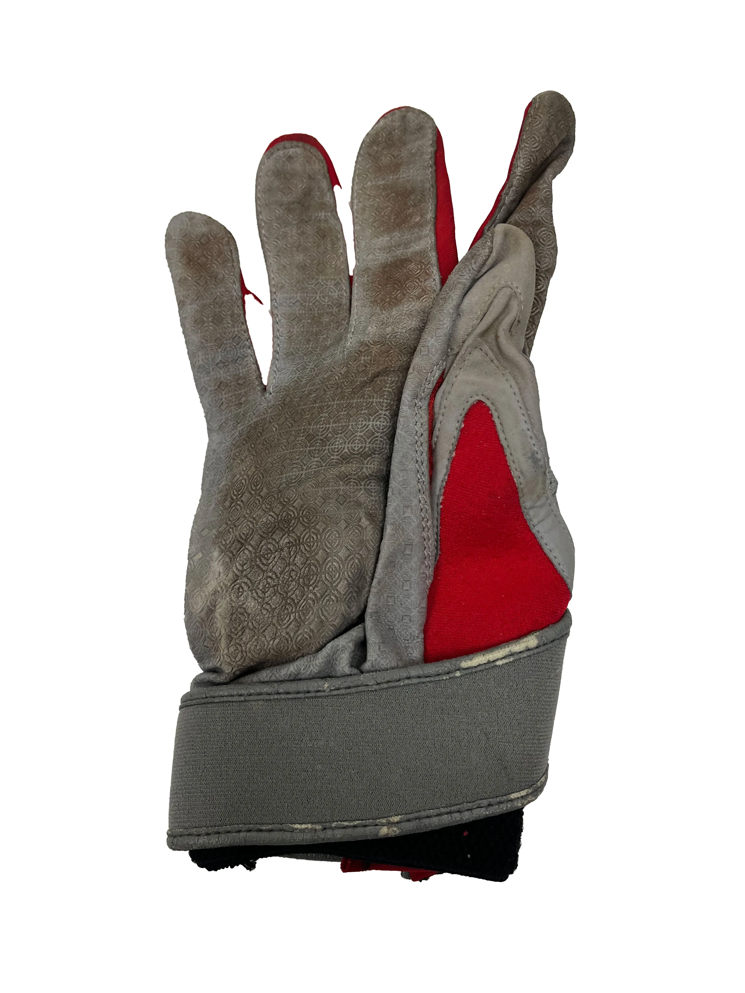 Ryan Howard Autographed Used Adidas Red/Gray TS Batting Glove - Player's Closet Project