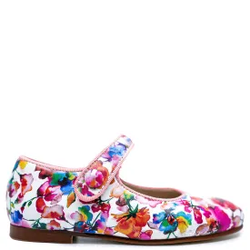 Spain Co Multi Floral Mary Jane