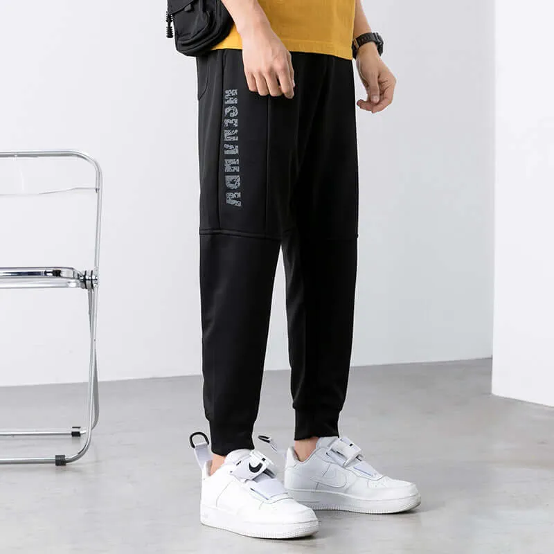 Spring pants men's trousers new Korean version of the trend loose nine-point beam foot casual sports men's casual trousers